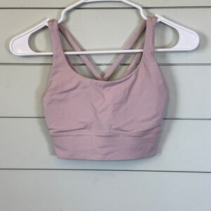 Lululemon‎ longline energy bra light pink women's size 4